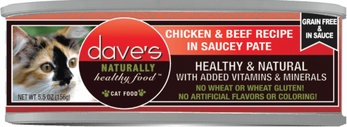 Dave's Chicken & Beef Recipe In Saucey Paté